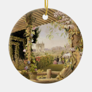 View from the Rustic Seat, Shrublands, from 'The G Ceramic Tree Decoration
