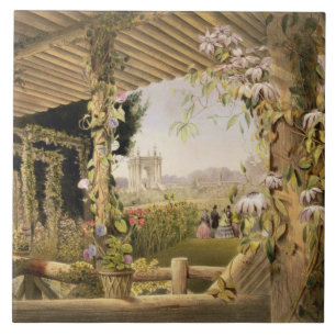 View from the Rustic Seat, Shrublands, from 'The G Tile