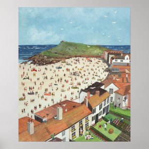 View from the Tate Gallery St. Ives Poster