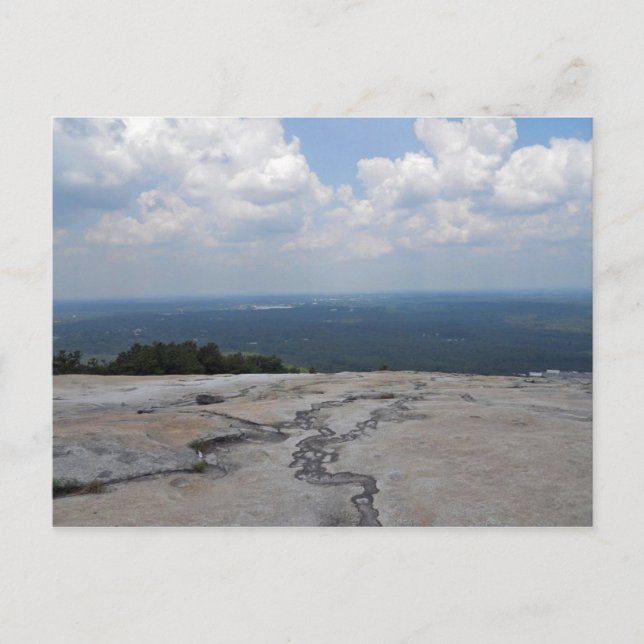 View from the Top of Stone Mountain Postcard (Front)