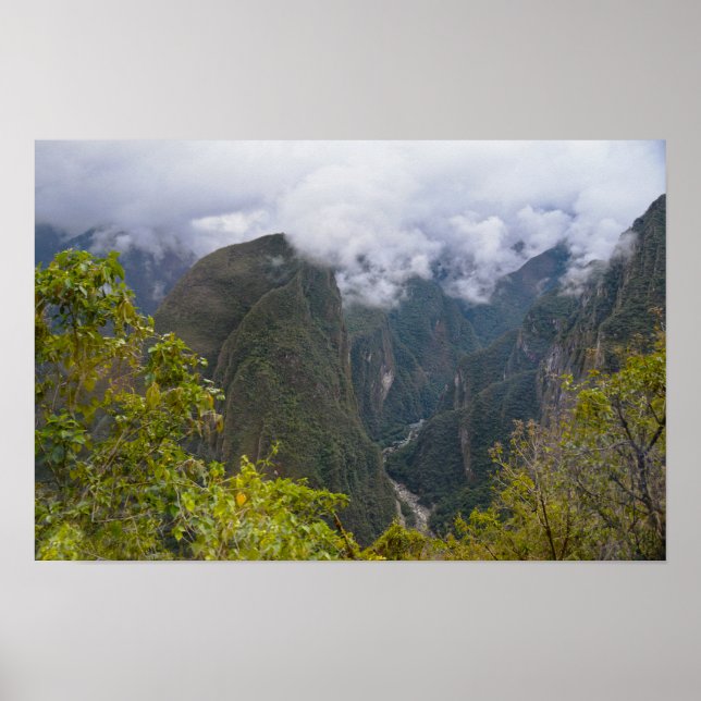 View from the Train to Machu Picchu, Peru Poster (Front)
