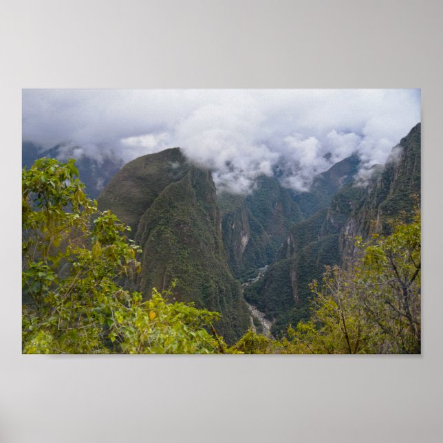 View from the Train to Machu Picchu, Peru Poster (Front)