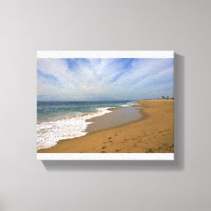 View from the Wedge, Newport Beach, California Canvas Print