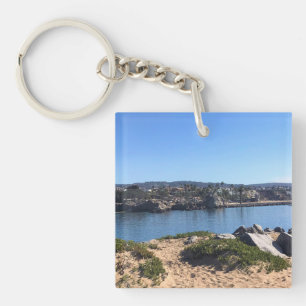 View from the Wedge, Newport Beach, California Key Ring