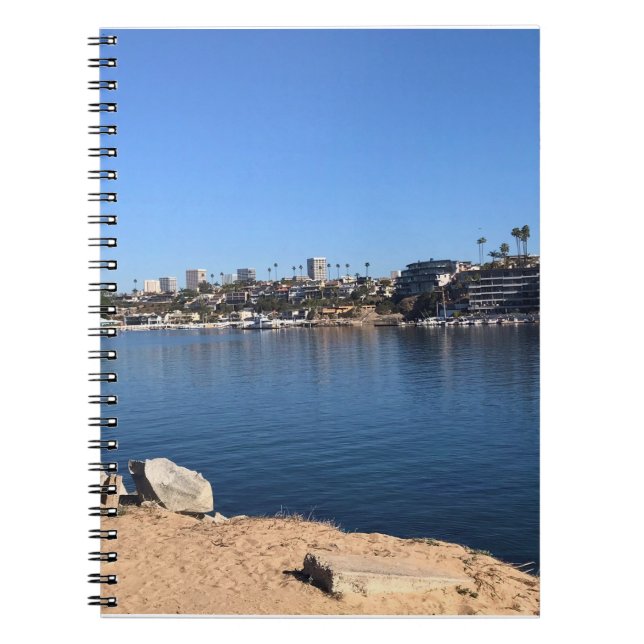 View from the Wedge, Newport Beach, California Notebook (Front)