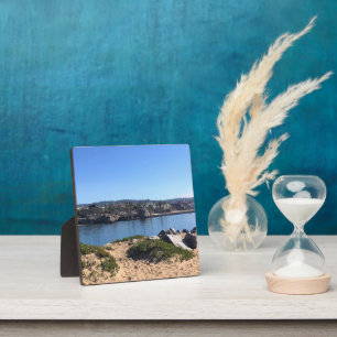 View from the Wedge, Newport Beach, California Plaque