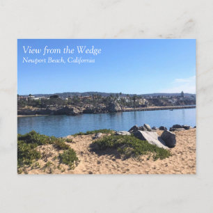 View from the Wedge, Newport Beach, California Postcard