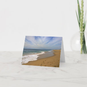 View from the Wedge, Newport Beach, California Thank You Card