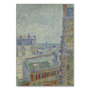 View from Theo's Apartment by Vincent Van Gogh Table Number
