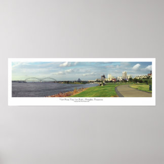 View From Tom Lee Park - Memphis, TN Poster