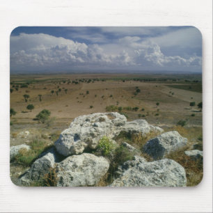 View from Troy of the surrounding landscape Mouse Mat