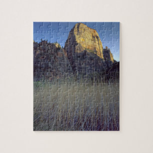View from Virgin River flood plain, Zion Canyon Jigsaw Puzzle