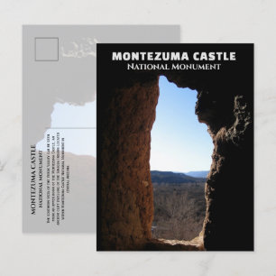 View from Window, Monument Castle National Monumen Postcard