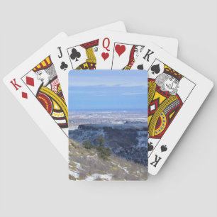 View from Windy Saddle Park, Golden, Colorado Playing Cards
