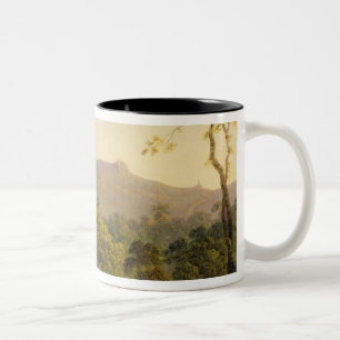 View in Matlock Dale, Looking Towards Black Rock E Two-Tone Coffee Mug