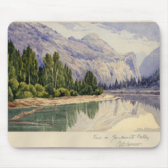 View in Yo-Semite Valley California Mouse Mat (Front)