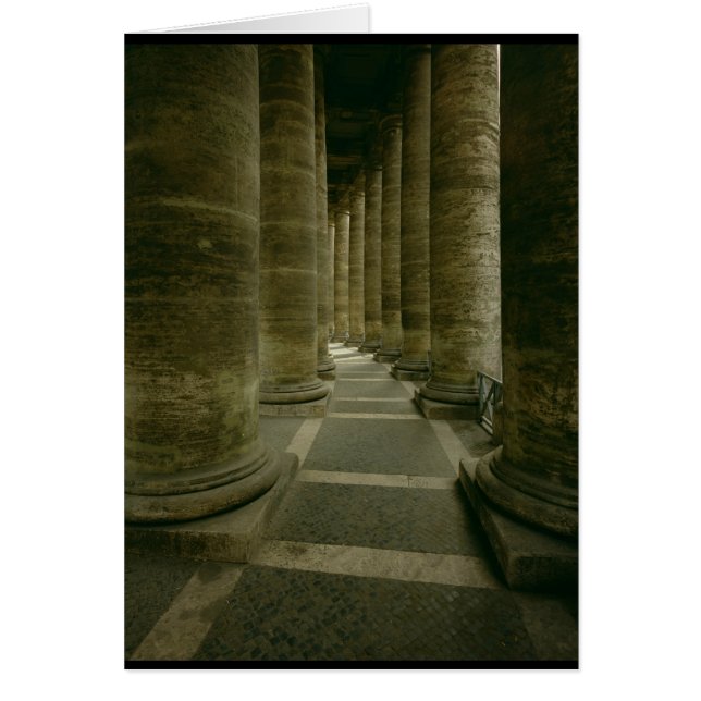 View inside the colonnade (Front)