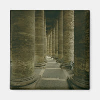 View inside the colonnade
