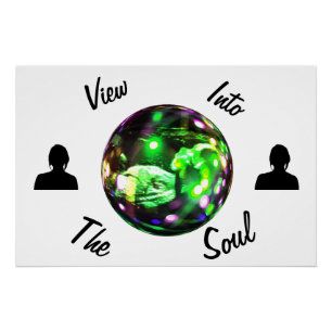 View Into The Soul - Ultrasound Baby Version Poster