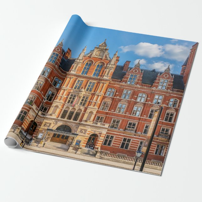 View London Royal College of Music at sunset from  Wrapping Paper (Unrolled)
