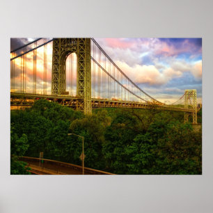 View looking South - West from Manhattan Poster