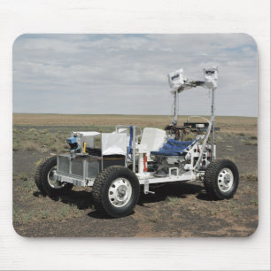 View of a 1-G Lunar Rover Vehicle Mouse Mat