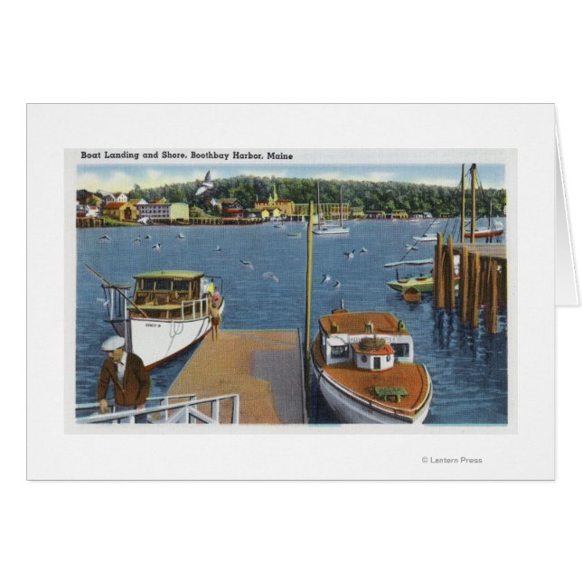 View of a Boat Landing and the Shore (Front Horizontal)