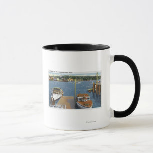 View of a Boat Landing and the Shore Mug