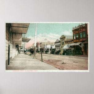 View of a Business StreetMonterey, CA Poster