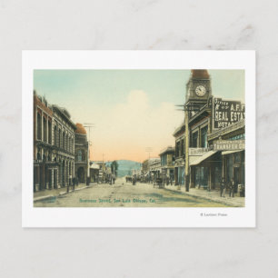 View of a Business StreetSan Luis Obispo, CA Postcard