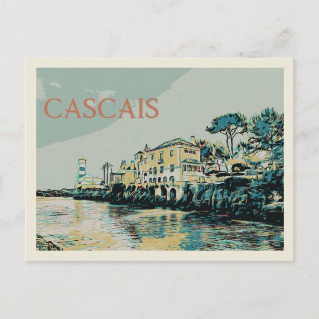 View of a Cascais palace , Portugal Postcard (Front)