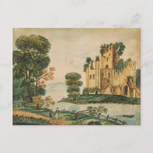 View of a Castle Postcard
