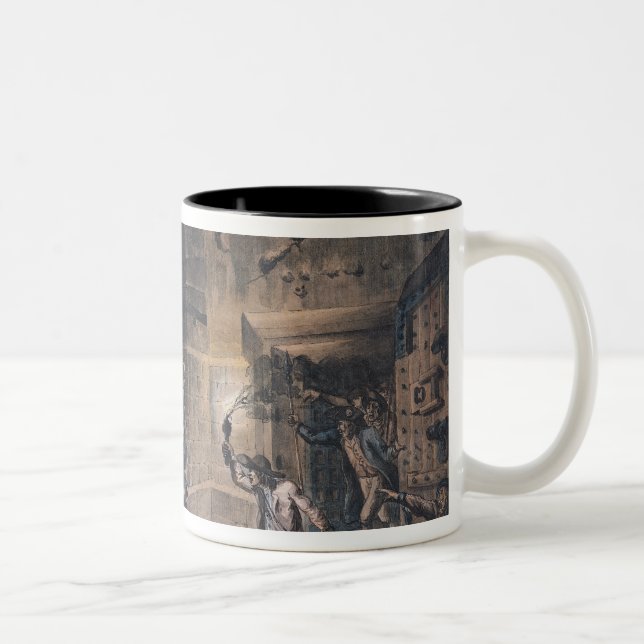 View of a cell in the Bastille Two-Tone Coffee Mug (Right)