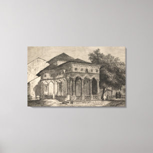 View of a Church in Bucharest Canvas Print