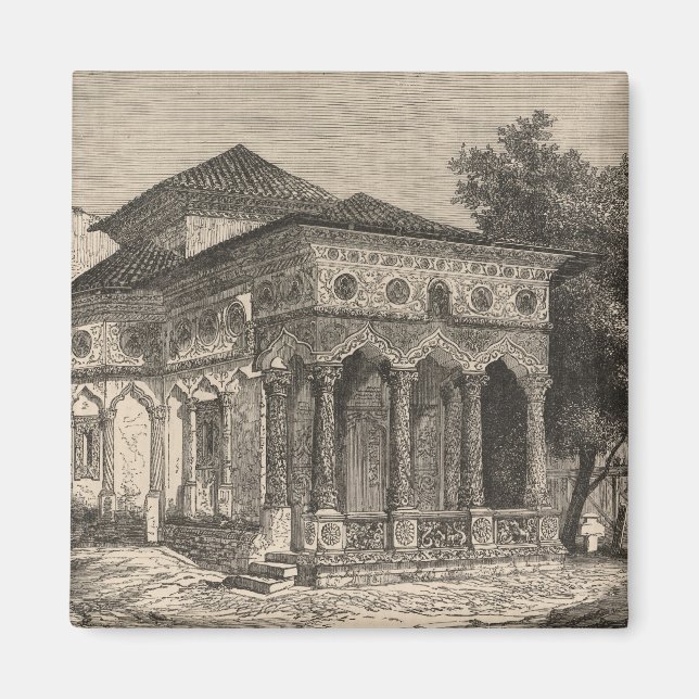 View of a Church in Bucharest Magnet (Front)