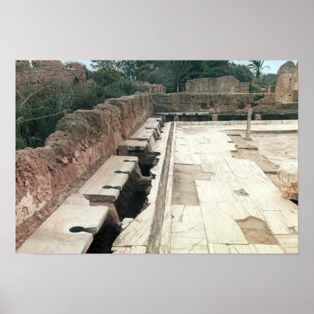 View of a communal lavatory poster (Front)