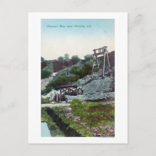 View of a Diamond MineOroville, CA Postcard