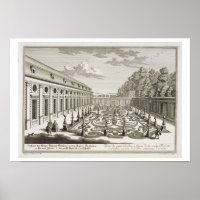 View of a flower garden near Vienna, from 'Vorstel