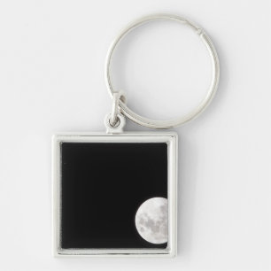 View of a full Moon, also shows Mars Key Ring