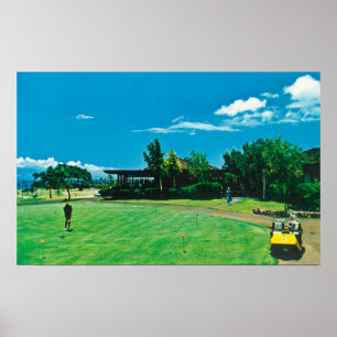 View of a Green at the Royal Kaanapali Golf Poster