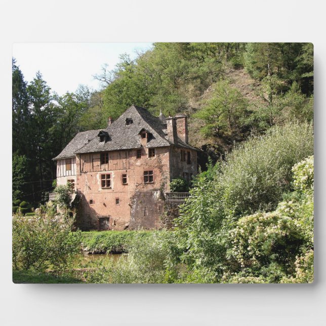 View of a manor house (photo) plaque (Front)