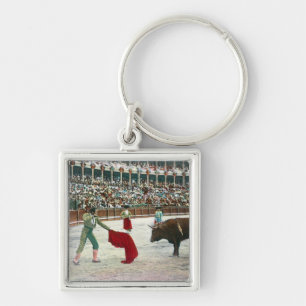 View of a Matador About to Slay the BullSpain Key Ring