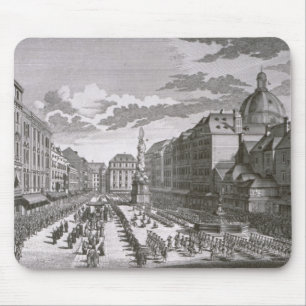 View of a procession in the Graben Mouse Mat