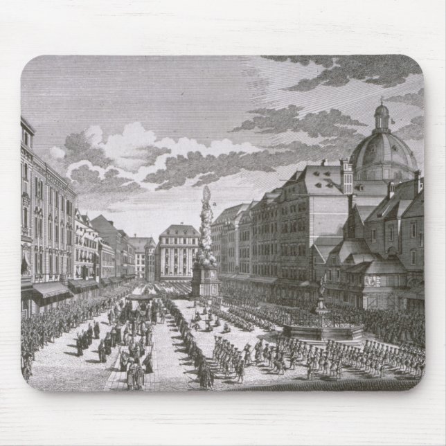 View of a procession in the Graben Mouse Mat (Front)