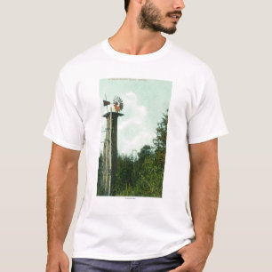 View of a Sequoia Wind MillEureka, CA T-Shirt
