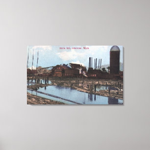 View of a Slade Mill Canvas Print
