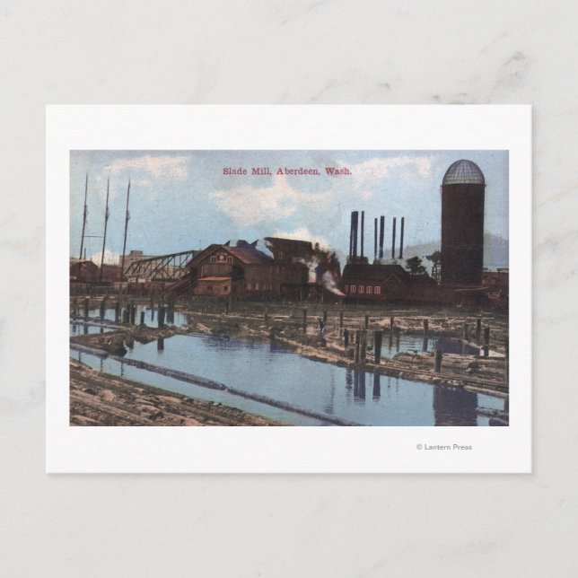 View of a Slade Mill Postcard (Front)