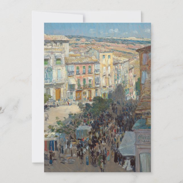 View of a Southern French City | Childe Hassam (Front)