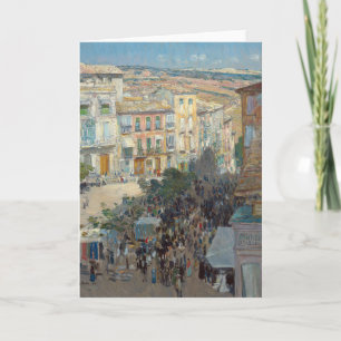 View of a Southern French City Childe Hassam Card