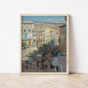 View of a Southern French City Childe Hassam Poster